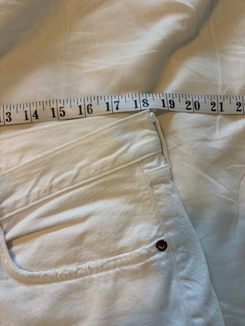 Agolde 90's mid-rise straight crop jeans "Salt" size 34 - Picture 5 of 6